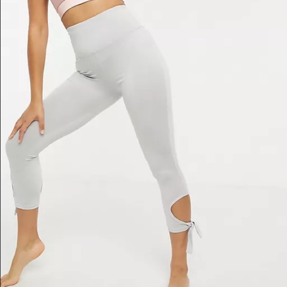 South Beach self-tie high-rise leggings